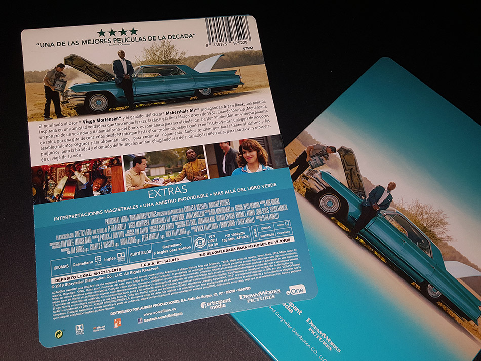 Fotografías del Steelbook de Green Book en Blu-ray 7