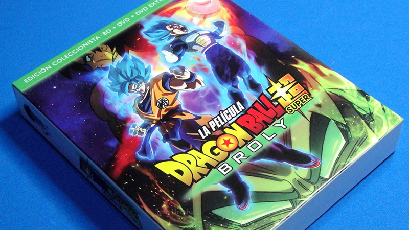 Fotografías de la edición coleccionista de Dragon Ball Super Broly en Blu-ray