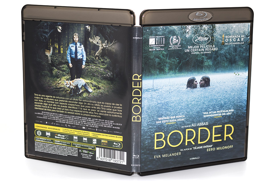 Fotografías del Blu-ray de Border con postales y libreto 10