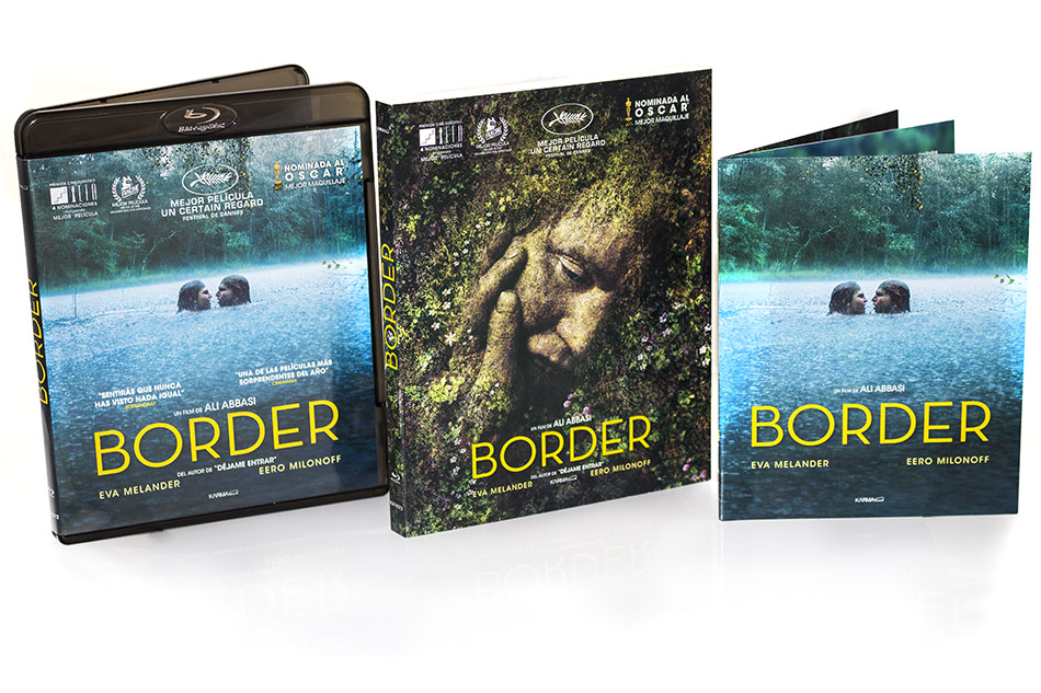 Fotografías del Blu-ray de Border con postales y libreto 17