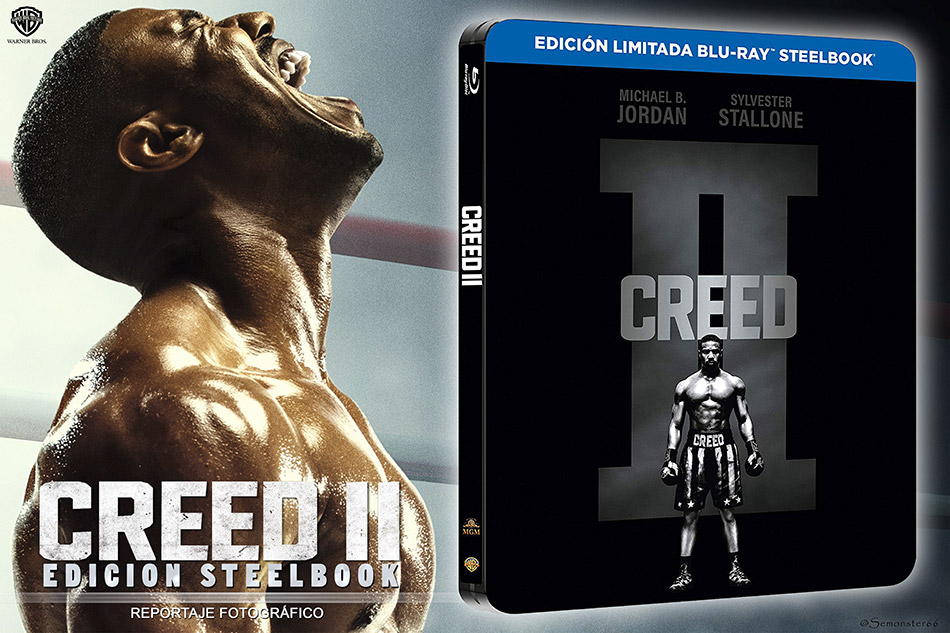 Fotografías del Steelbook de Creed II: La Leyenda de Rocky en Blu-ray 1