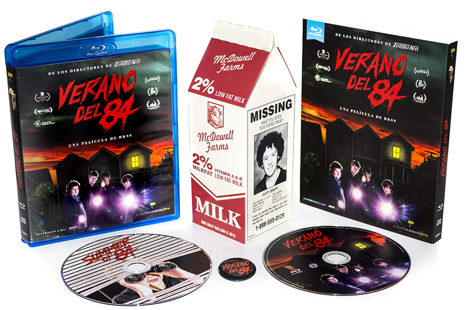 Fotografías del Blu-ray con cartón de leche de Verano del 84 21