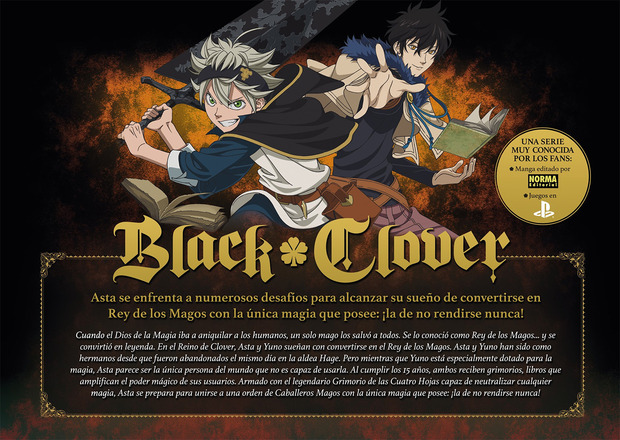 Comienza a editarse la serie de anime Black Clover en Blu-ray