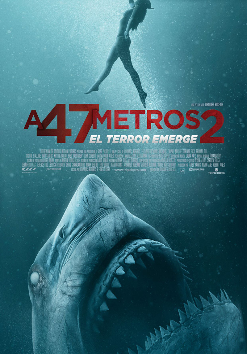 Teaser tráiler de A 47 Metros 2, los tiburones están de vuelta