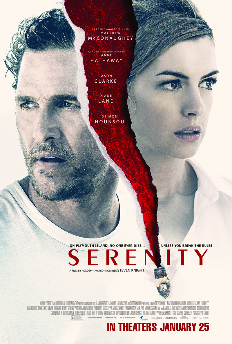 Tráiler de Serenity, con Matthew McConaughey y Anne Hathaway