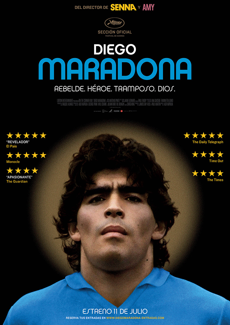 Tráiler del documental Diego Maradona, dirigido por Asif Kapadia