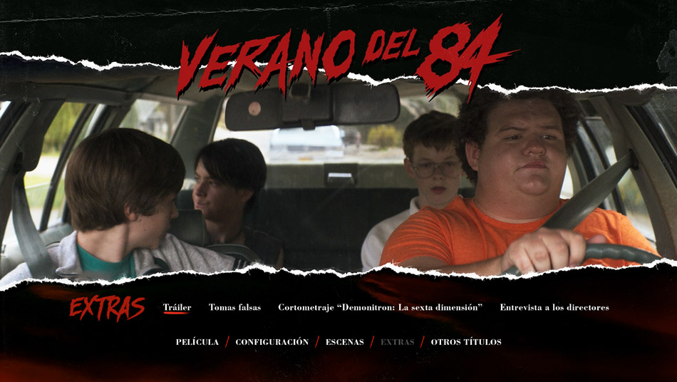 Capturas de imagen y menús de Verano del 84 en Blu-ray 3