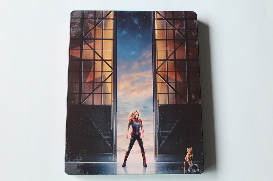 Fotografías del Steelbook de Capitana Marvel en Blu-ray 3D y 2D 5