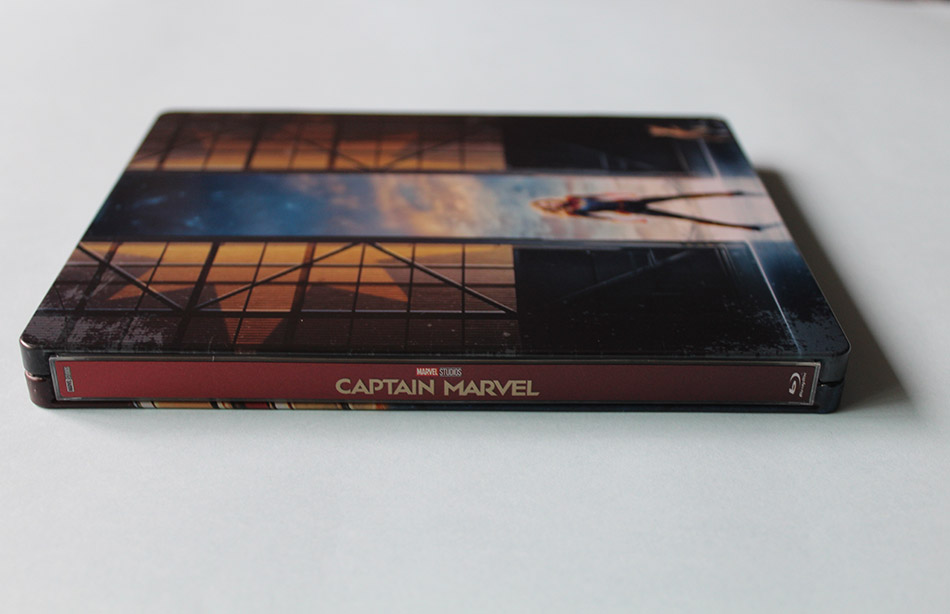 Fotografías del Steelbook de Capitana Marvel en Blu-ray 3D y 2D 7