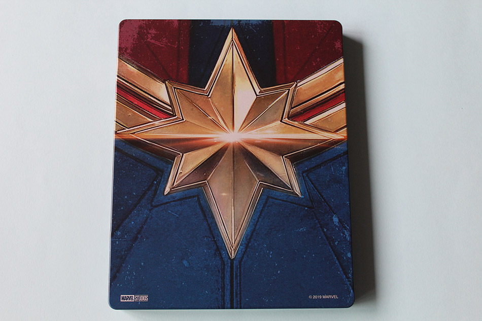 Fotografías del Steelbook de Capitana Marvel en Blu-ray 3D y 2D 8