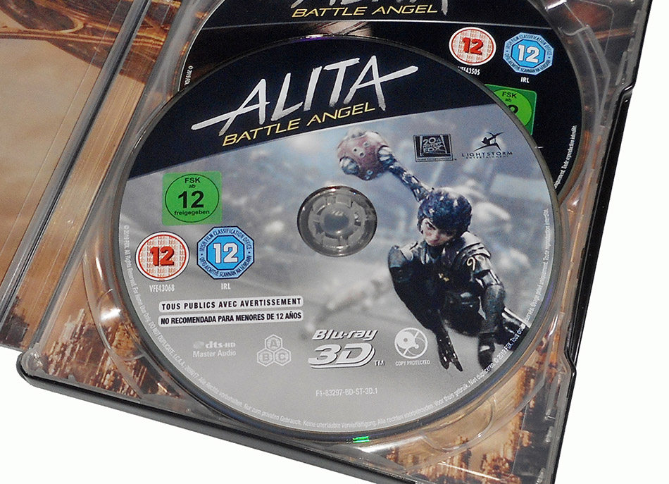 Fotografías del Steelbook de Alita: Ángel de Combate en Blu-ray 3D 10