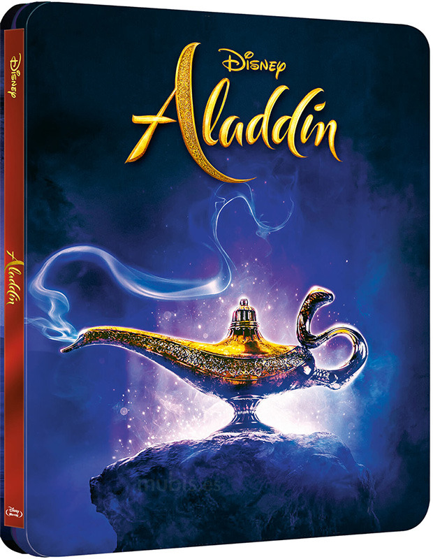 Diseño de la carátula de Aladdin - Edición Metálica en Blu-ray 1