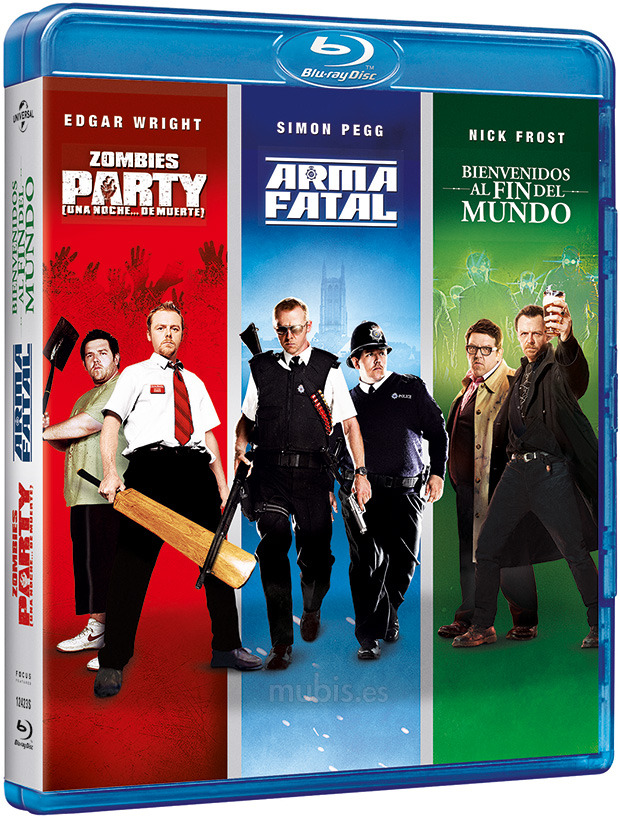 Desvelada la carátula del Blu-ray de Trilogía del Cornetto: Zombies Party + Arma Fatal + Bienvenidos al Fin del Mundo 1