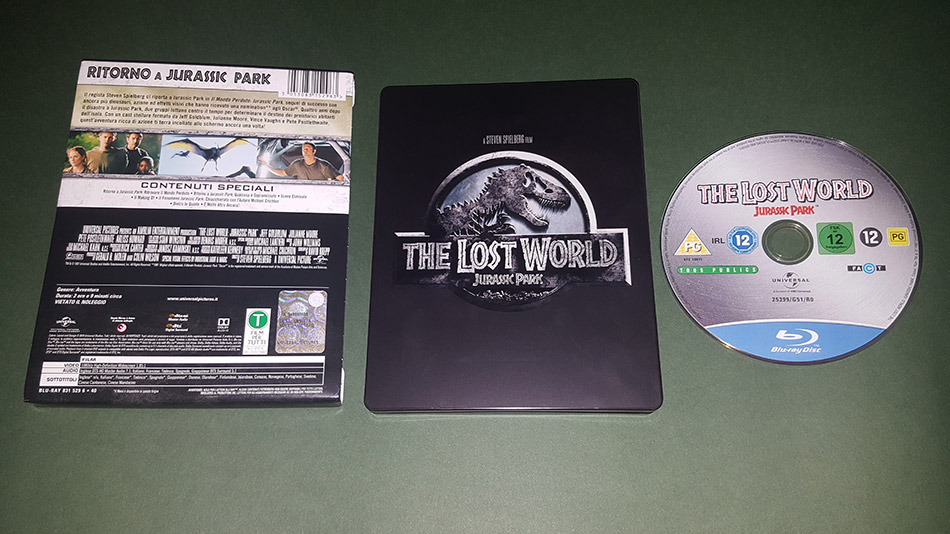 Fotografías del Steelbook de El Mundo Perdido: Jurassic Park en Blu-ray (Italia) 13