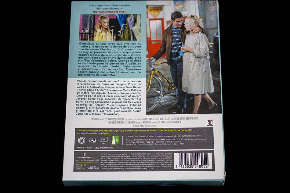 Fotografías del Blu-ray con funda y libreto de Los Paraguas de Cherburgo 8