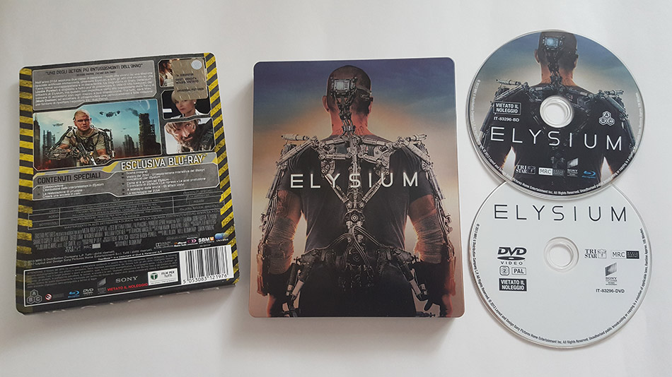 Fotografías del Steelbook de Elysium en Blu-ray (Italia) 15