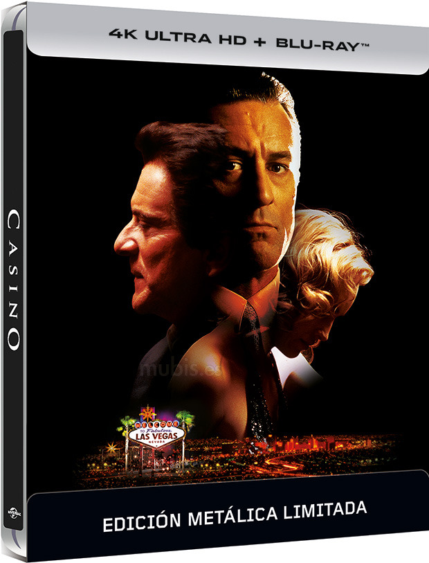 Desvelada la carátula del Ultra HD Blu-ray de Casino - Edición Metálica 1