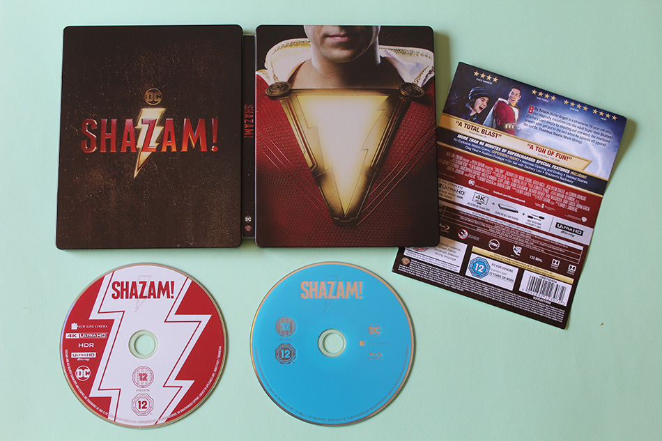 Fotografías del Stelbook de ¡Shazam! en UHD 4K y Blu-ray (UK) 17