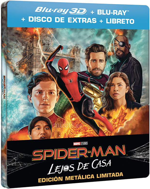 Spider-Man: Lejos de Casa - Edición Metálica Blu-ray 3D 4