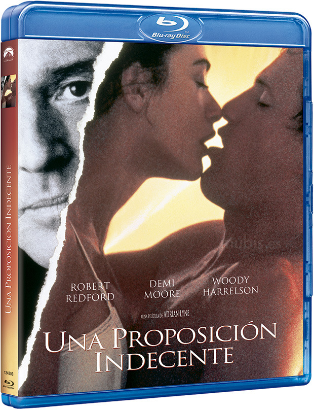 Diseño de la carátula de Una Proposición Indecente en Blu-ray 1