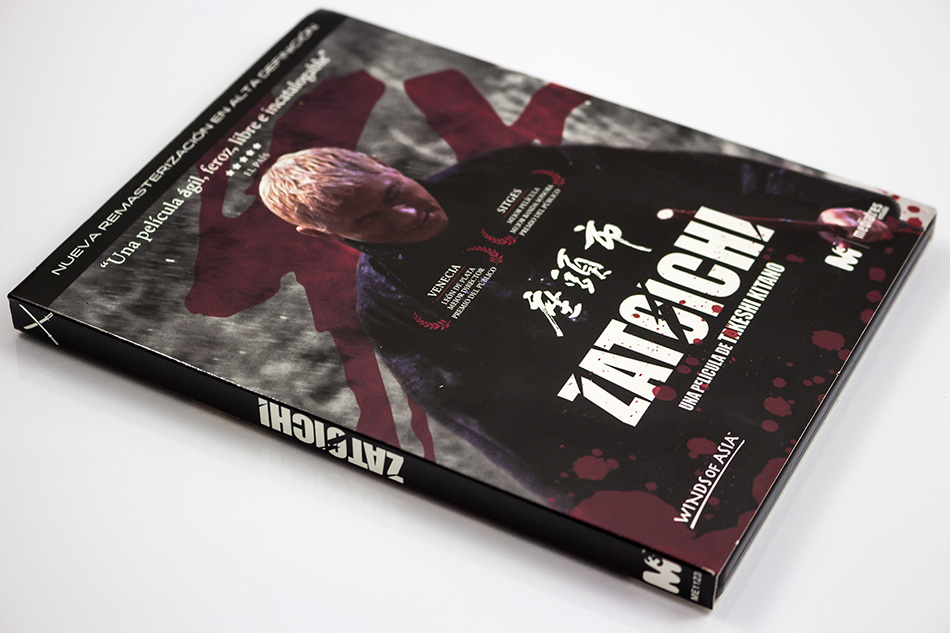 Fotografías de la edición con funda y libreto de Zatoichi en Blu-ray 2