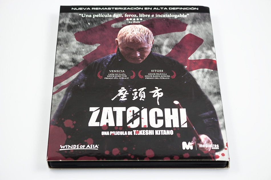 Fotografías de la edición con funda y libreto de Zatoichi en Blu-ray 5