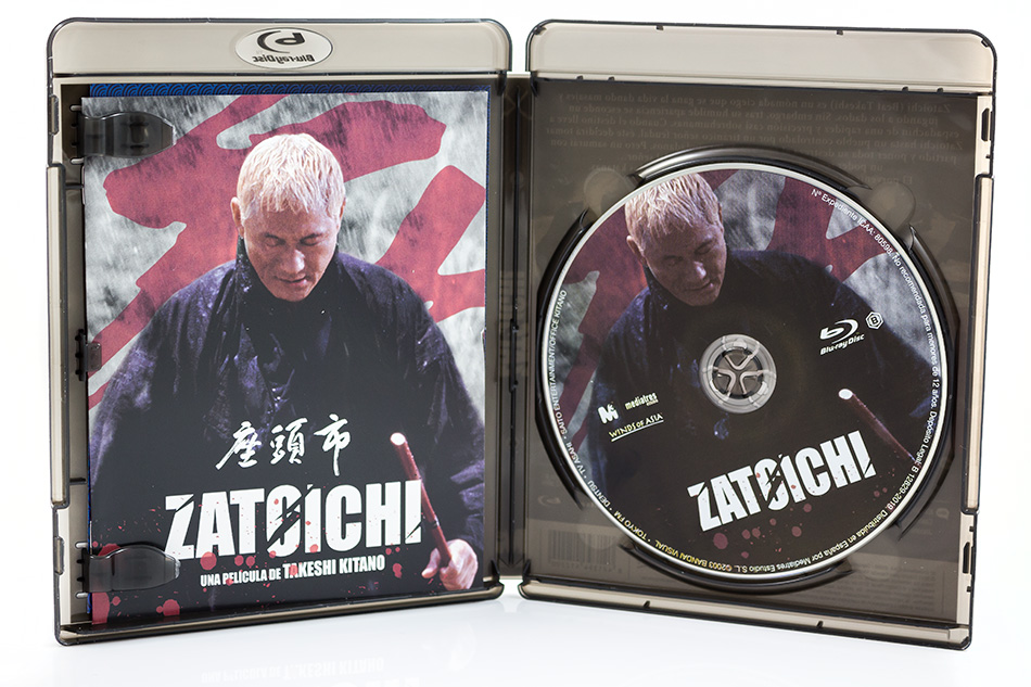 Fotografías de la edición con funda y libreto de Zatoichi en Blu-ray 11