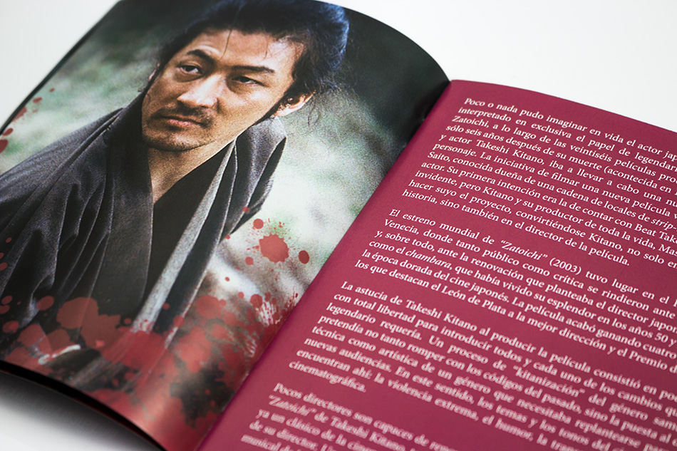 Fotografías de la edición con funda y libreto de Zatoichi en Blu-ray 15