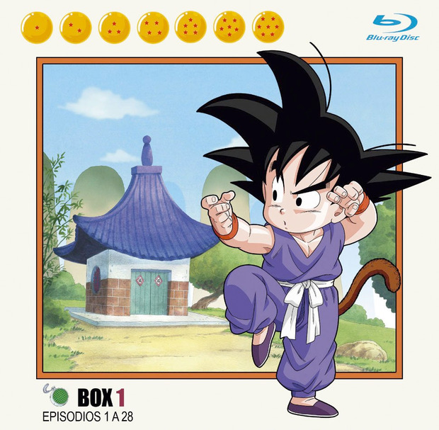 Diseño de la carátula de Dragon Ball - Box 1 en Blu-ray 1
