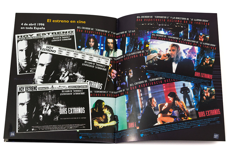 Fotografías de la edición con funda y libreto de Días Extraños en Blu-ray 19