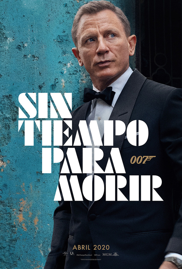 Teaser póster de Sin Tiempo para Morir (James Bond)