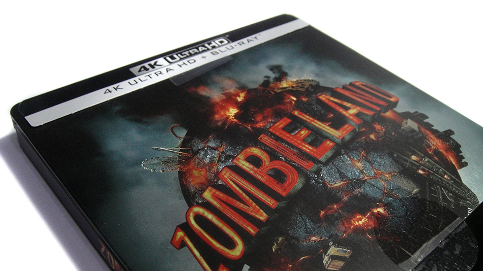 Fotografías del Steelbook de Bienvenidos a Zombieland en UHD 4K 2