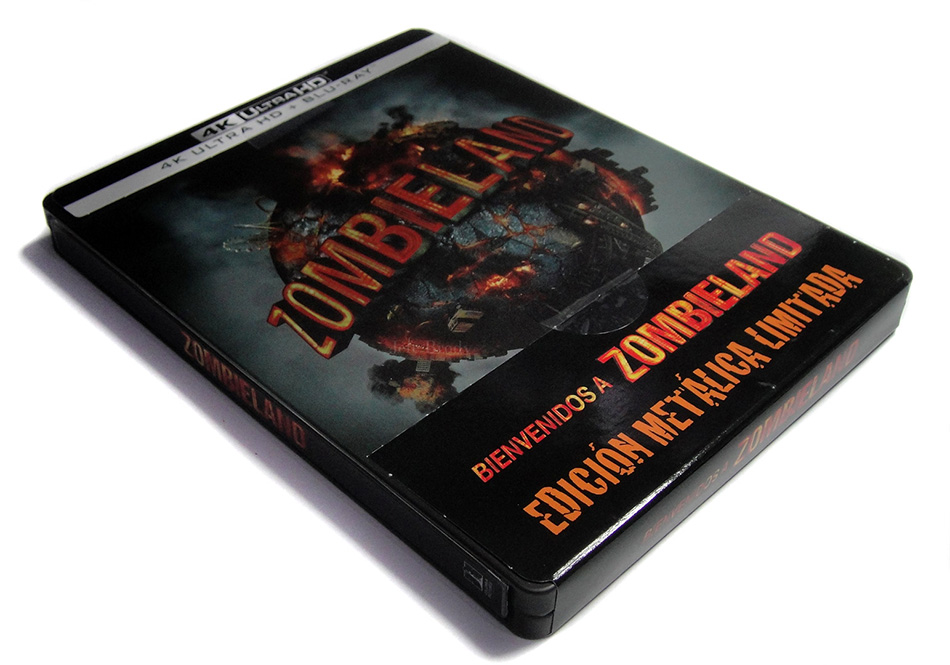 Fotografías del Steelbook de Bienvenidos a Zombieland en UHD 4K 4