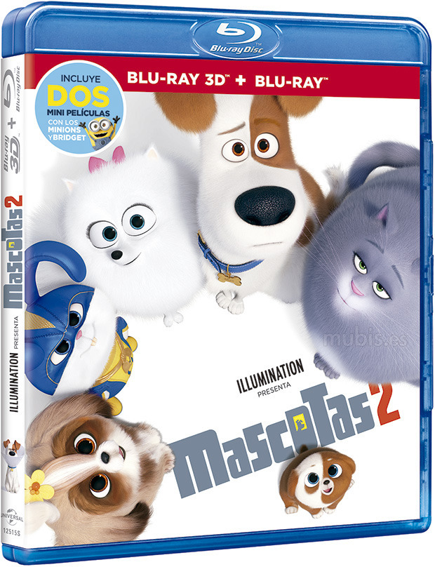 Mascotas 2 Blu-ray 3D 3