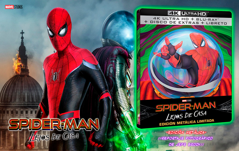 Fotografías del Steelbook de Spider-Man: Lejos de Casa en UHD 4K 1