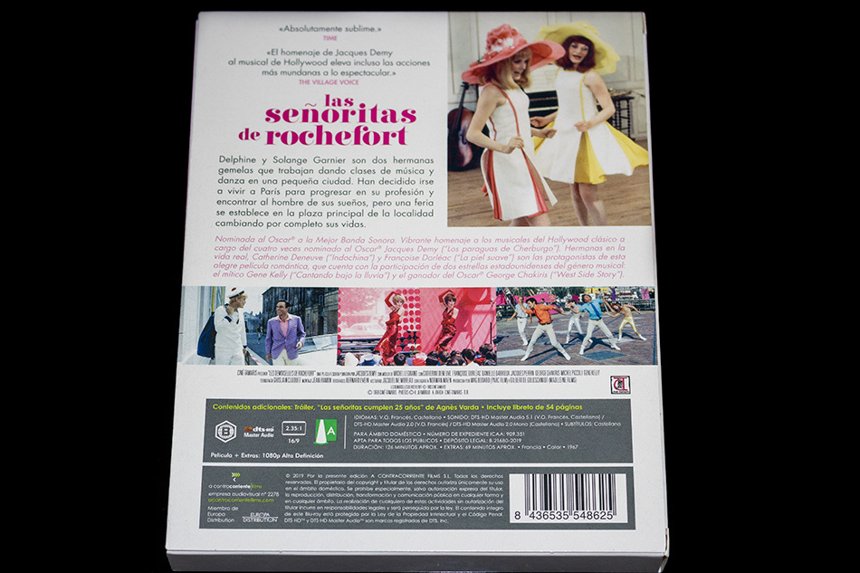 Fotografías del Blu-ray con funda y libreto de Las Señoritas de Rochefort 7