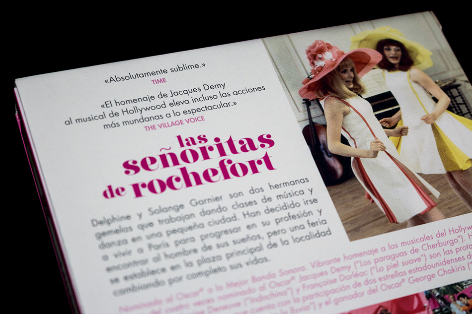 Fotografías del Blu-ray con funda y libreto de Las Señoritas de Rochefort 8