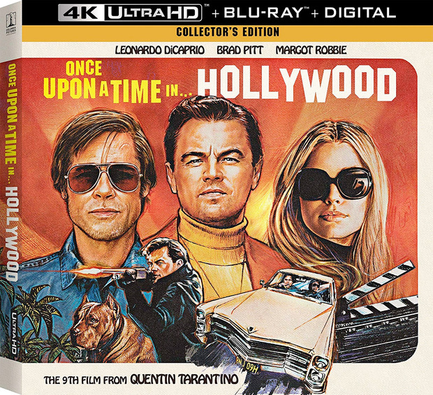 Anuncio oficial de Érase una vez en... Hollywood en UHD 4K y Blu-ray