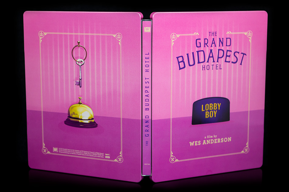 Fotografías del Steelbook de El Gran Hotel Budapest en Blu-ray 11