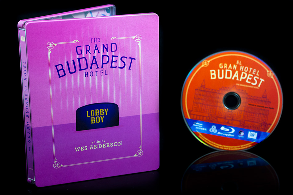 Fotografías del Steelbook de El Gran Hotel Budapest en Blu-ray 14