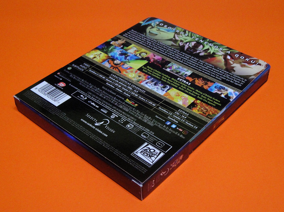 Fotografías del Steelbook de Dragon Ball Super Broly en Blu-rauy 6
