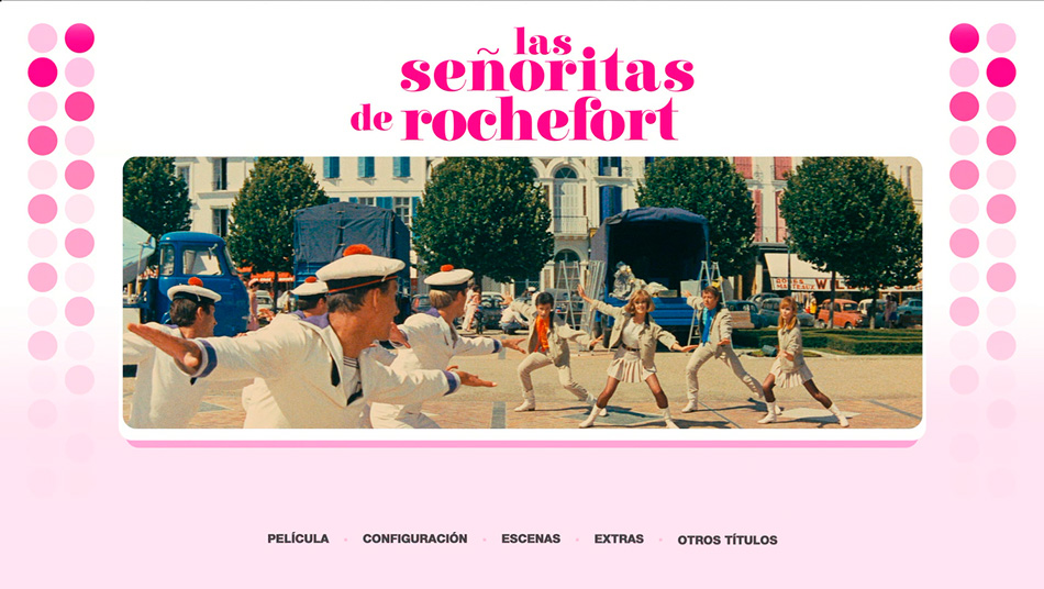 Capturas de imagen y menús del Blu-ray de Las Señoritas de Rochefort 1