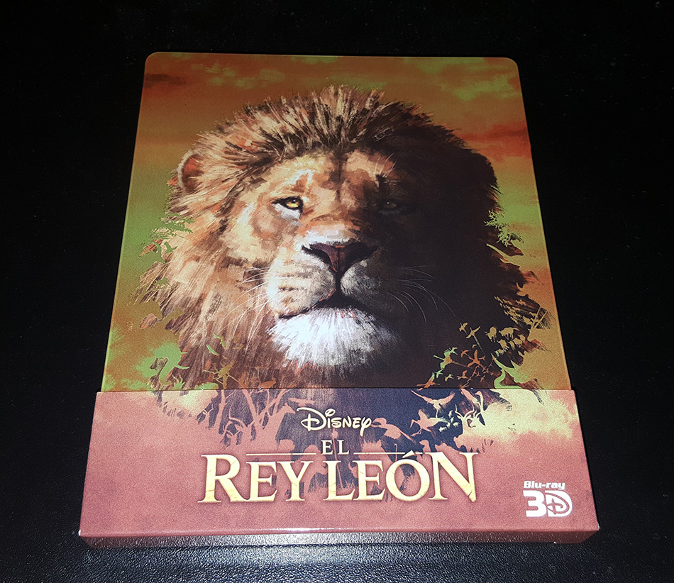 Fotografías del Steelbook El Rey León en Blu-ray 3D 2