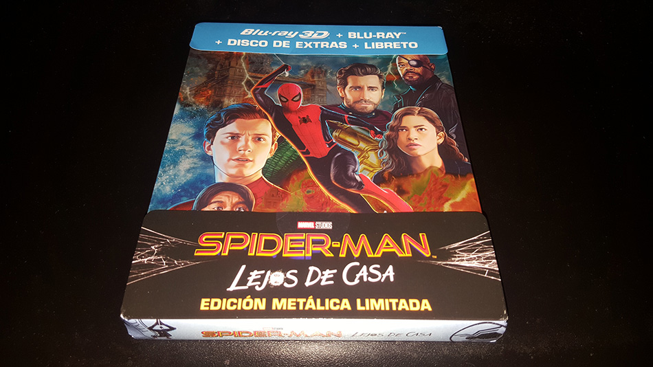  Fotografías del Steelbook de Spider-Man: Lejos de Casa en Blu-ray 3D 2