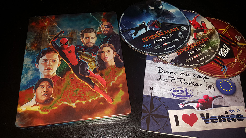  Fotografías del Steelbook de Spider-Man: Lejos de Casa en Blu-ray 3D 20