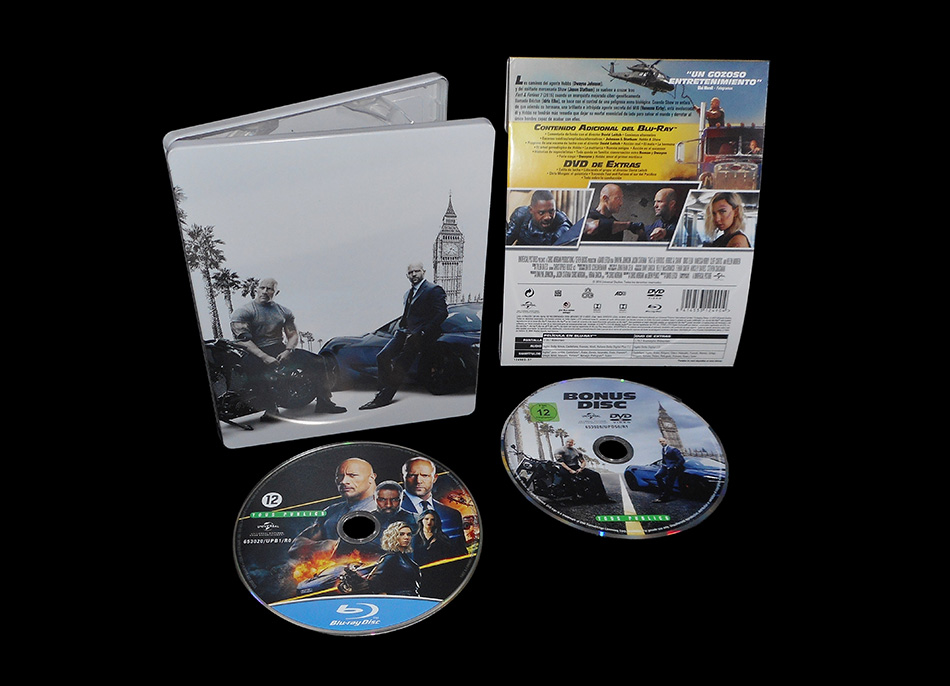Fotografías del Steelbook de Fast & Furious: Hobbs & Shaw en Blu-ray 15