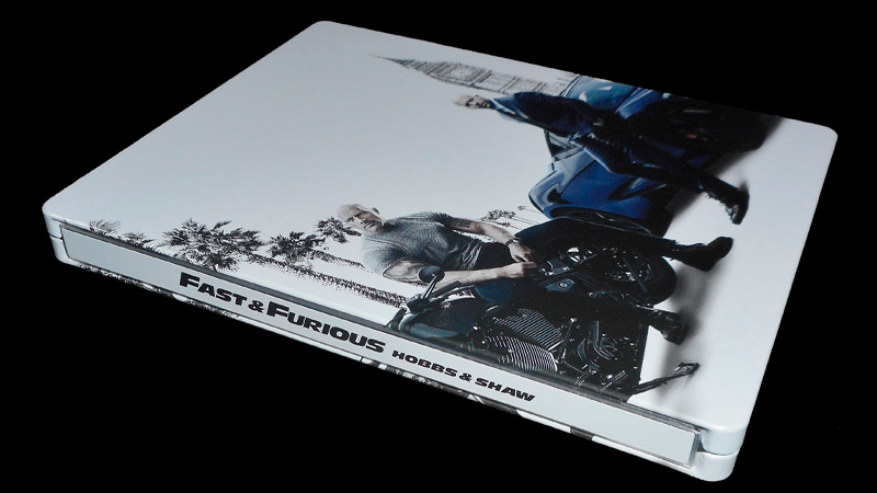 Fotografías del Steelbook de Fast & Furious: Hobbs & Shaw en Blu-ray