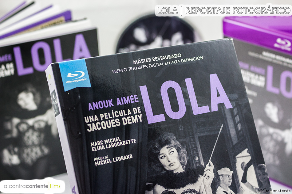 Fotografías de la edición con funda y caja lila de Lola en Blu-ray 1