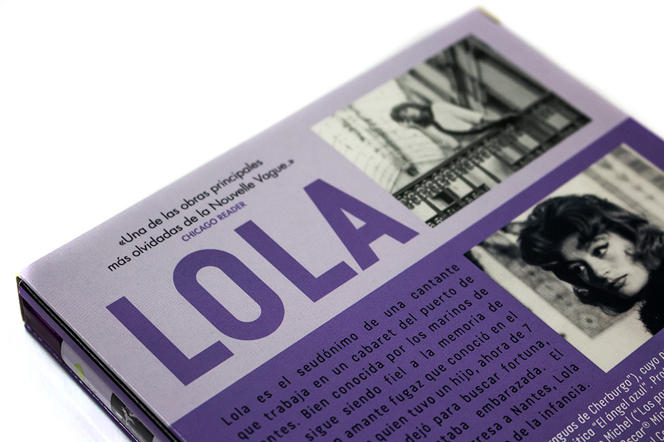 Fotografías de la edición con funda y caja lila de Lola en Blu-ray 7