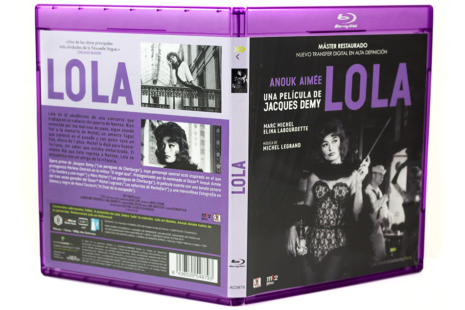 Fotografías de la edición con funda y caja lila de Lola en Blu-ray 18